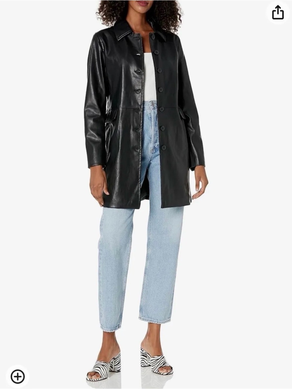 BlankNYC Women’s Luxury Clothing Vegan Leather Coat Jacket NWT